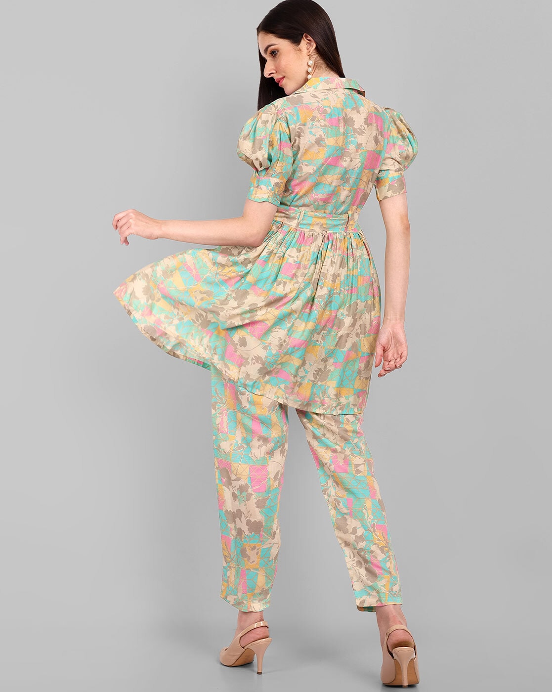 Premium Micro Flared Co-ords Set (Kurta & Pants Set)