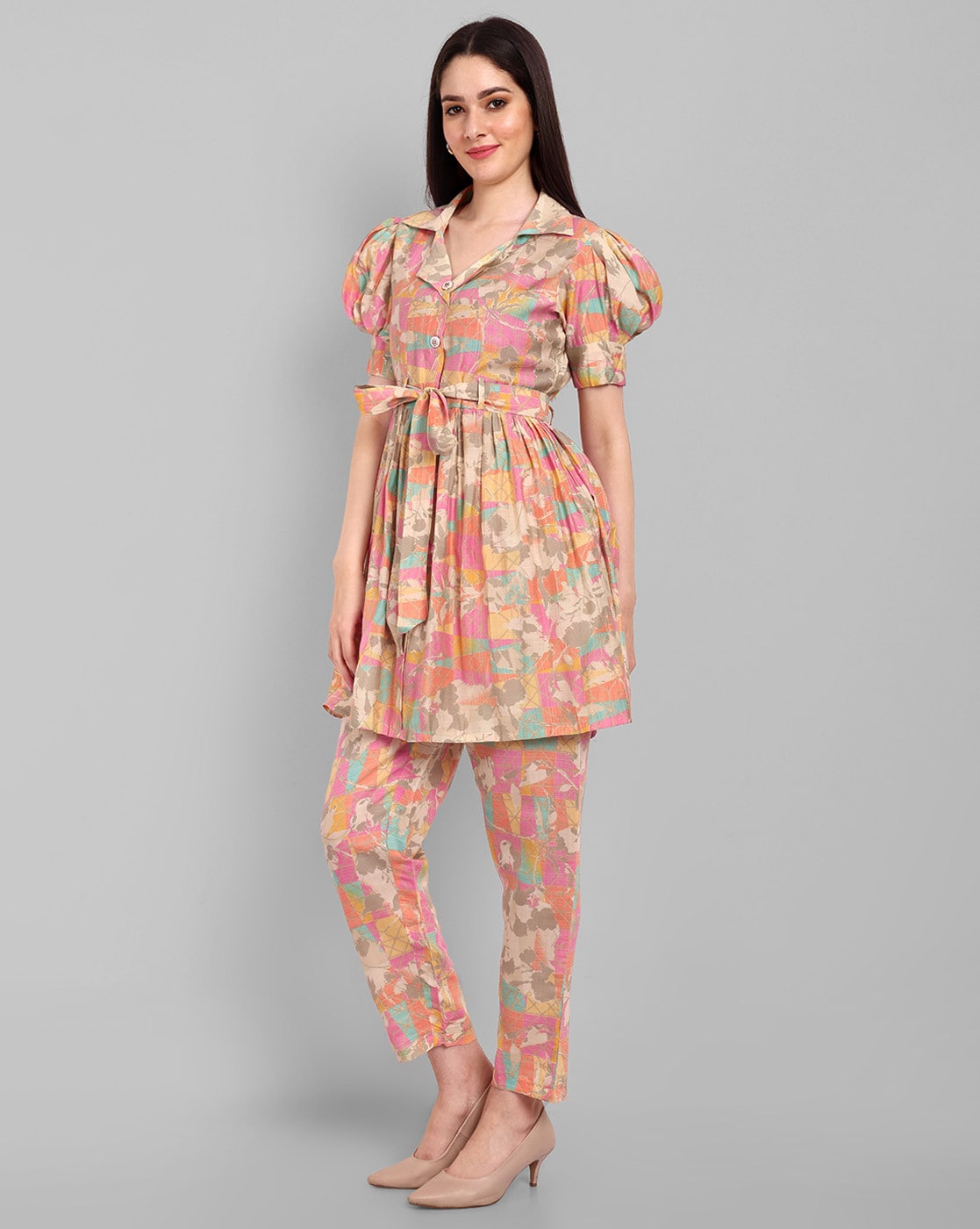 Premium Micro Flared Co-ords Set (Kurta & Pants Set)